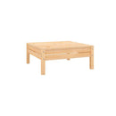 4 Piece Garden Lounge Solid Pinewood Set