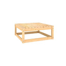 4 Piece With Cushions Garden Lounge Set Solid Pinewood