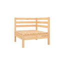 4 Piece Wooden Garden Lounge Set