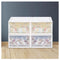 4 Plastic Organiser Box Stackable