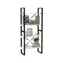 4 Tier Book Cabinet White 80 X 30 X 140 Cm Chipboard