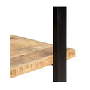 4 Tier Bookcase 80 X 40 X 180 Cm Rough Mango Wood