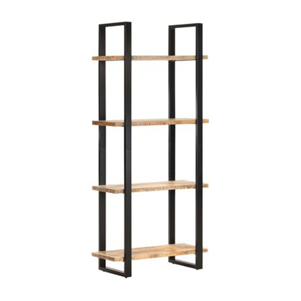 4 Tier Bookcase 80 X 40 X 180 Cm Rough Mango Wood