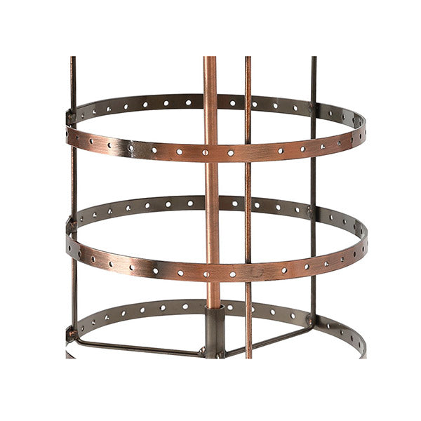 4 Tier Jewelry Display Hanging Rack Storage Metal Organizer