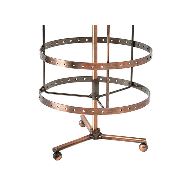 4 Tier Jewelry Display Hanging Rack Storage Metal Organizer