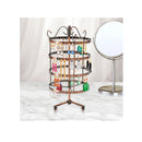 4 Tier Jewelry Display Hanging Rack Storage Metal Organizer