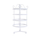 4 Tier Jewelry Display Hanging Rack Storage Metal Organizer