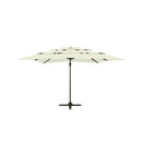 4 Tier Parasol With Aluminum Pole Sand 250 X 250 Cm