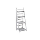 4 Tier Plant Stand Grey 43 X 33 X 113 Cm Wood