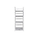 4 Tier Plant Stand Grey 43 X 33 X 113 Cm Wood