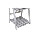 4 Tier Plant Stand Grey 43 X 33 X 113 Cm Wood