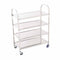 4 Tier Stainless Steel Utility Cart Square Large