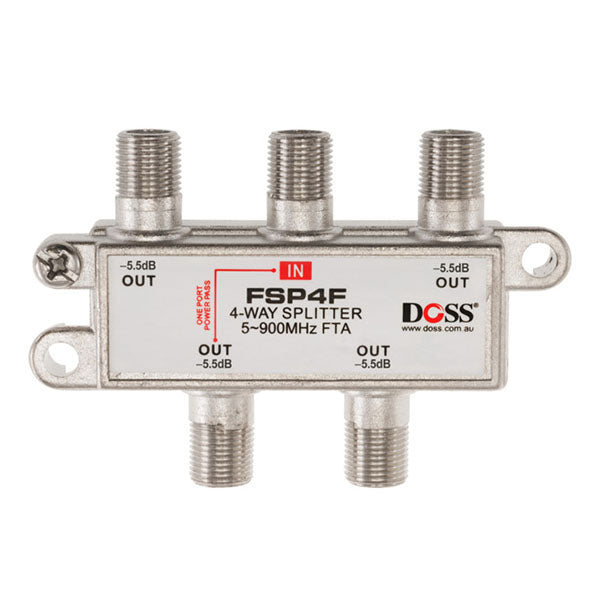 F Splitter Free To Air 1X Dc Power Pass 900Mhz