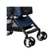 4 Wheels Pet Stroller Pram Foldable Carrier Large Blue