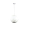 White Acrylic Sphere Pendant