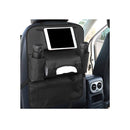 Pvc Leather Car Back Seat Storage Bag Multi Pocket Organizer Black