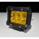 4 Inch Flood LED Light Bar Off-road Fog Lamp (2 Pcs) - Yellow