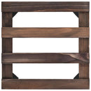 4 Pieces Cedar Wood Plant Rollers 25x25cm