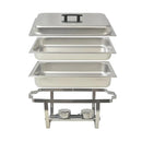 4 Piece Chafing Dish Set Stainless Steel