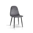 4 X Artiss Dining Chairs Dark Grey