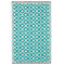 Marina Sea Green And White Recycled Plastic Outdoor Rug And Mat