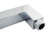 Luxury Square Chrome Brass Wall Mounted Shower Arm