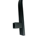 Luxury Square Matte Black Wall Mounted Gooseneck Shower Arm