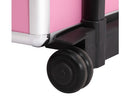 7 in 1 Portable Beauty Make up Cosmetic Trolley Case Pink