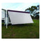 Caravan Privacy Screen for 13ft Roll Out Awning Grey