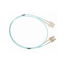 500Mm Sc To Sc Om4 Multimode Fibre Optic Cable Aqua