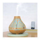 Essential Oil Diffuser Remote 500Ml Flat Top Wood Mist Humidifier