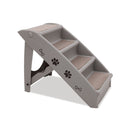 50Cm  Foldable Pet Stairs In Grey
