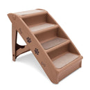 50Cm Foldable Step Ladder Stairs Brown