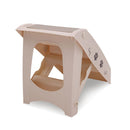 50Cm Foldable Step Ladder Stairs White