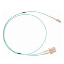 50Cm Lc Sc Om4 Multimode Fibre Optic Cable Aqua
