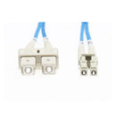 50Cm Lc Sc Om4 Multimode Fibre Optic Cable Blue