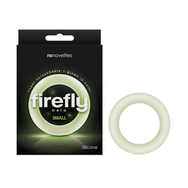 50 Mm Firefly Halo Glow In Dark Clear Small Cock Ring