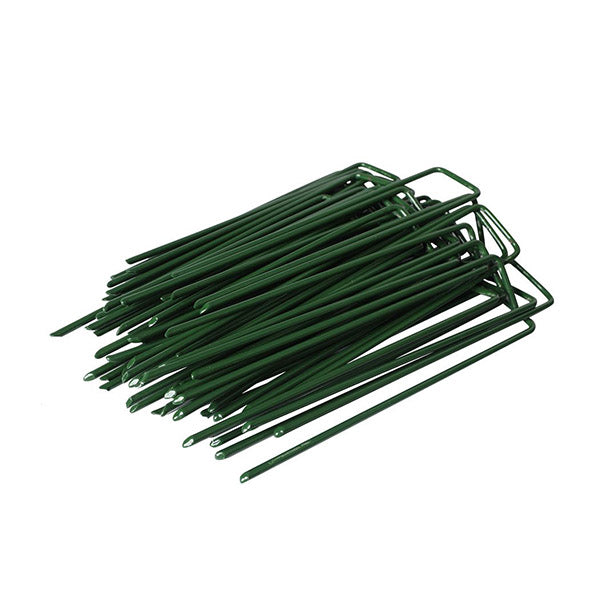 50Pcs Synthetic Artificial Grass Turf Pins U Fastening Lawn Weed Mat