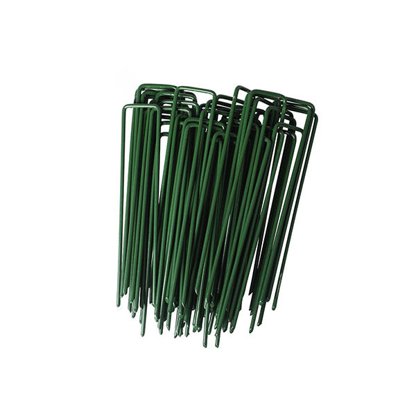 50Pcs Synthetic Artificial Grass Turf Pins U Fastening Lawn Weed Mat