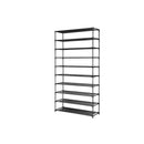 50 Pairs 10 Tier Shoe Rack Metal Shelf Holder Stackable Portable