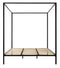 4 Four Poster King Bed Frame