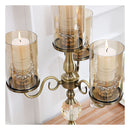 58cm 4 Slots Glass Candle Holder