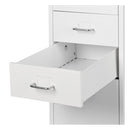 5 Drawers Portable Cabinet Rack Storage Steel Stackable Stand White