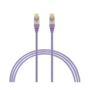 5M Cat 6A Rj45 Sftp Thin Lszh 30 Awg Network Cable Purple
