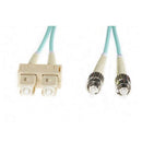 5M Sc St Om4 Multimode Fibre Optic Cable Aqua