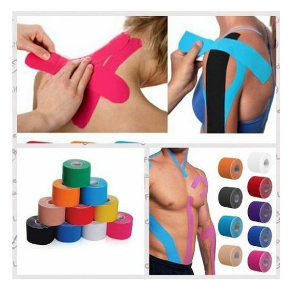 5M x 5Cm Morgan Kinesiology Muscle Tape Natural Skin
