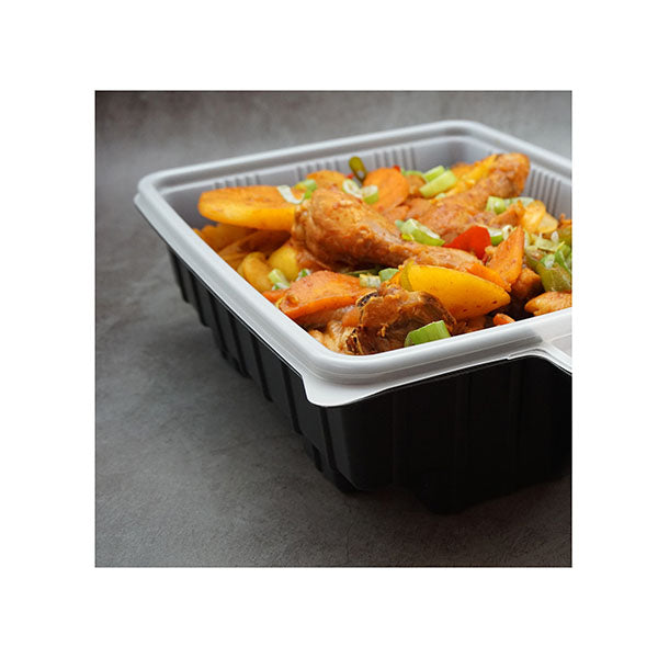 5 Pack Heating Lunch Box Container 33Cm Rectangle
