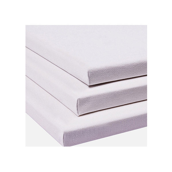 5 Pcs Blank Stretched Canvases Art White Range Oil Acrylic Wood