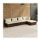 5 Pcs Garden Lounge With Cushion Poly Rattan
