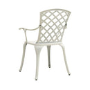 5 Piece Bistro Set Cast Aluminum White